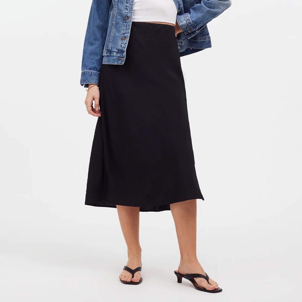 Madewell Layton Midi Slip Skirt